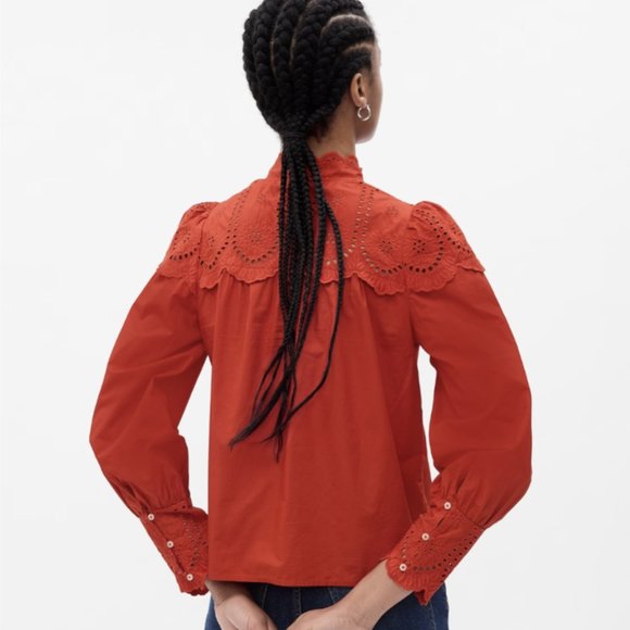 Gap Mock eyelet blouse - Picture 6 of 6